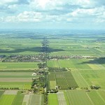 Folderverspreiding in de Beemster