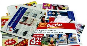 Reclamefolder stimuleert de consument